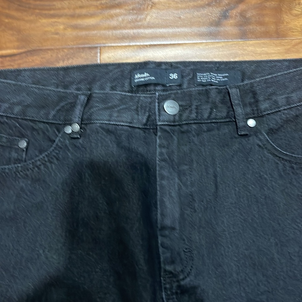 Afends Men's Relaxed Black Jeans size 36 - Picture 4 of 9